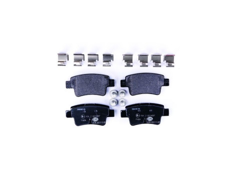 Brake Pad Set, disc brake 8DB 355 012-391 Hella