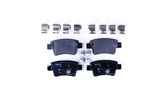Brake Pad Set, disc brake 8DB 355 012-391 Hella