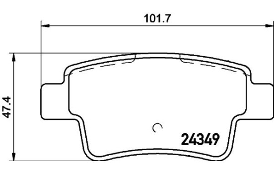 Brake Pad Set, disc brake 8DB 355 012-391 Hella, Image 4