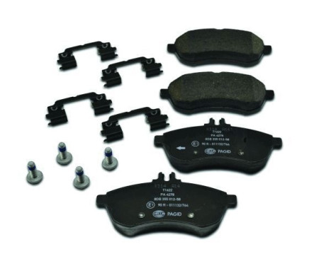 Brake Pad Set, disc brake 8DB 355 012-581 Hella Pagid GmbH, Image 2