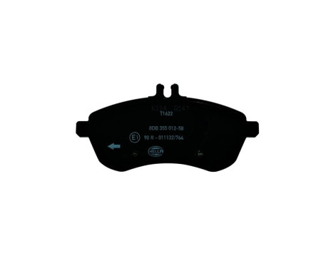 Brake Pad Set, disc brake 8DB 355 012-581 Hella, Image 2