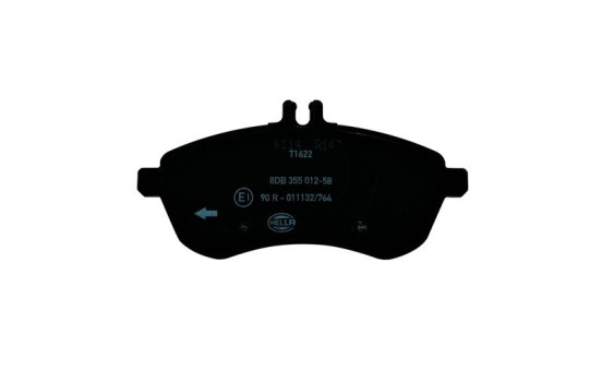 Brake Pad Set, disc brake 8DB 355 012-581 Hella, Image 2