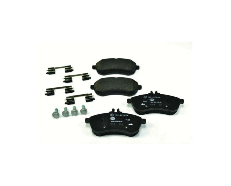 Brake Pad Set, disc brake 8DB 355 012-601 Hella