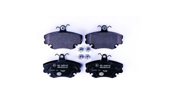 Brake Pad Set, disc brake 8DB 355 012-671 Hella