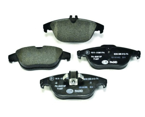 Brake Pad Set, disc brake 8DB 355 012-741 Hella Pagid GmbH, Image 2