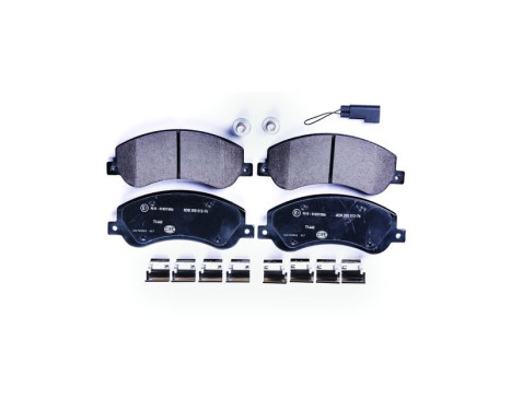Brake Pad Set, disc brake 8DB 355 012-761 Hella