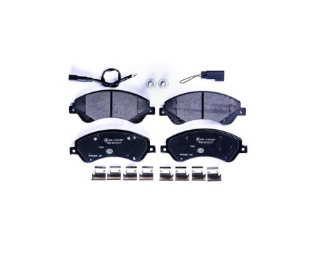 Brake Pad Set, disc brake 8DB 355 012-771 Hella