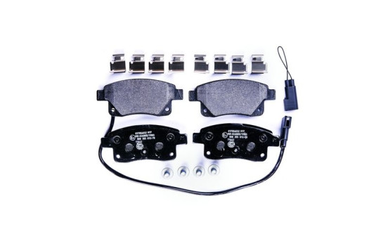 Brake Pad Set, disc brake 8DB 355 012-781 Hella