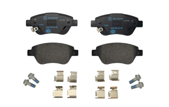 Brake Pad Set, disc brake 8DB 355 012-831 Hella, Image 3