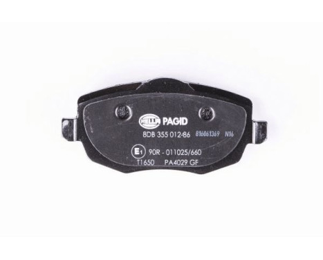 Brake Pad Set, disc brake 8DB 355 012-851 Hella Pagid GmbH, Image 3