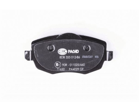 Brake Pad Set, disc brake 8DB 355 012-861 Hella Pagid GmbH, Image 3