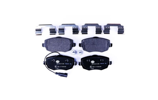 Brake Pad Set, disc brake 8DB 355 012-861 Hella
