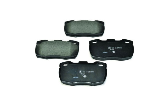 Brake Pad Set, disc brake 8DB 355 012-871 Hella