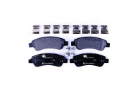 Brake Pad Set, disc brake 8DB 355 012-911 Hella