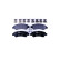 Brake Pad Set, disc brake 8DB 355 012-911 Hella