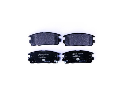 Brake Pad Set, disc brake 8DB 355 012-951 Hella