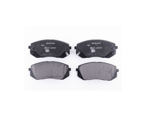 Brake Pad Set, disc brake 8DB 355 012-961 Hella