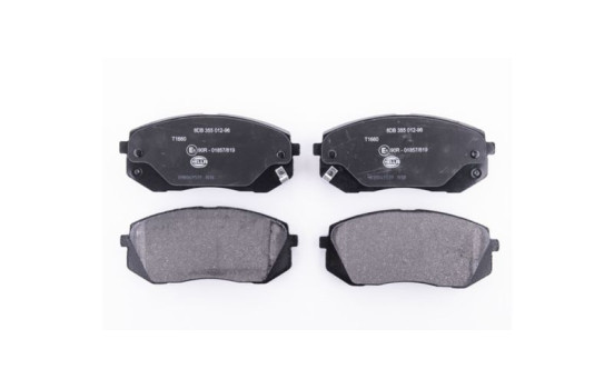 Brake Pad Set, disc brake 8DB 355 012-961 Hella