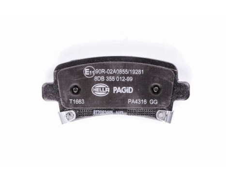 Brake Pad Set, disc brake 8DB 355 012-991 Hella Pagid GmbH, Image 3
