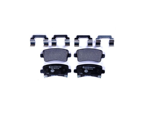 Brake Pad Set, disc brake 8DB 355 012-991 Hella