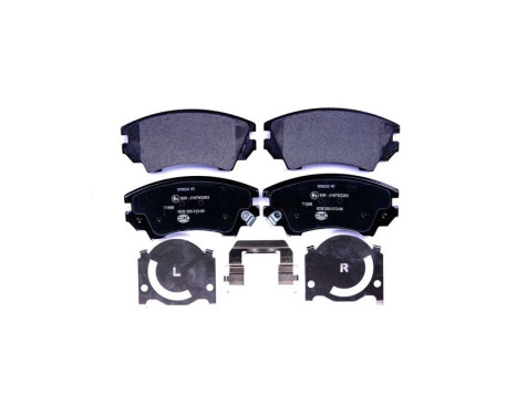 Brake Pad Set, disc brake 8DB 355 013-041 Hella