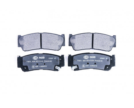 Brake Pad Set, disc brake 8DB 355 013-081 Hella