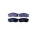 Brake Pad Set, disc brake 8DB 355 013-121 Hella