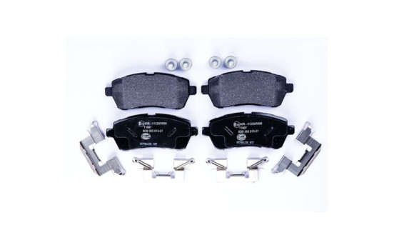 Brake Pad Set, disc brake 8DB 355 013-211 Hella