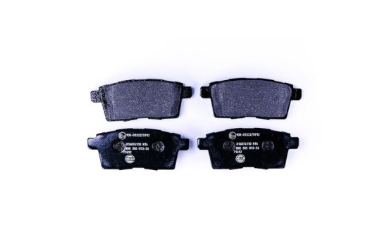 Brake Pad Set, disc brake 8DB 355 013-261 Hella