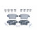 Brake Pad Set, disc brake 8DB 355 013-361 Hella