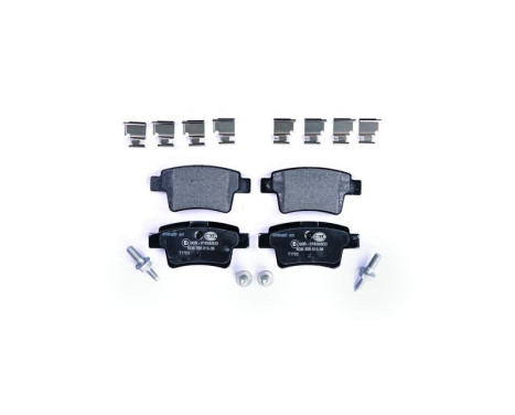 Brake Pad Set, disc brake 8DB 355 013-361 Hella, Image 4