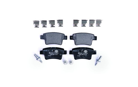 Brake Pad Set, disc brake 8DB 355 013-361 Hella, Image 4