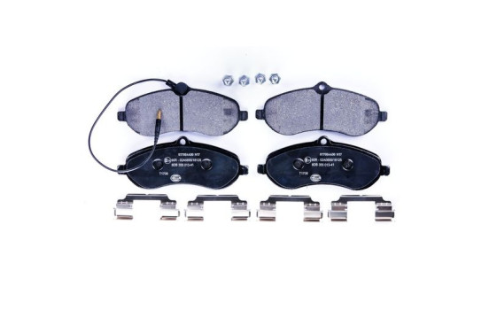 Brake Pad Set, disc brake 8DB 355 013-411 Hella