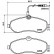 Brake Pad Set, disc brake 8DB 355 013-411 Hella, Thumbnail 4