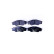 Brake Pad Set, disc brake 8DB 355 013-471 Hella