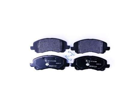 Brake Pad Set, disc brake 8DB 355 013-491 Hella