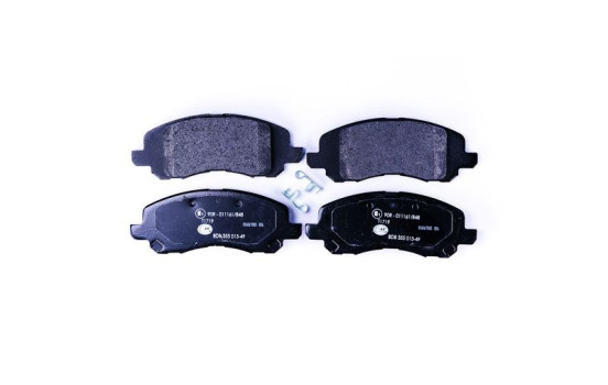 Brake Pad Set, disc brake 8DB 355 013-491 Hella