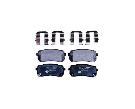 Brake Pad Set, disc brake 8DB 355 013-551 Hella
