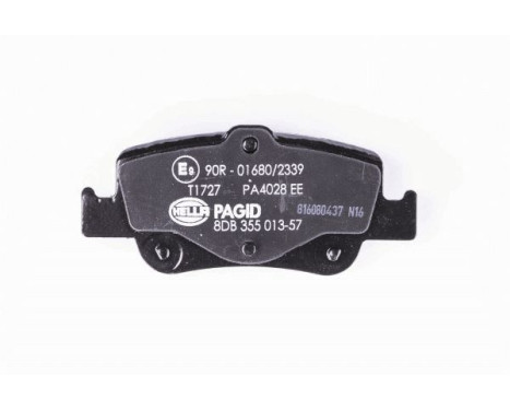 Brake Pad Set, disc brake 8DB 355 013-571 Hella Pagid GmbH, Image 3