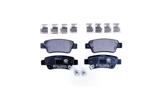 Brake Pad Set, disc brake 8DB 355 013-591 Hella