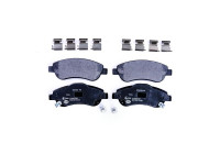 Brake Pad Set, disc brake 8DB 355 013-611 Hella