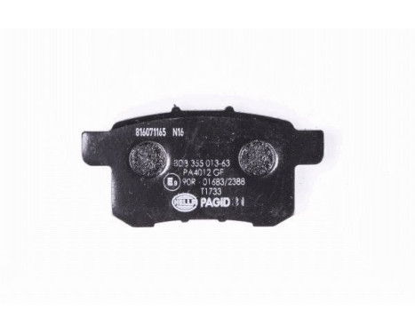 Brake Pad Set, disc brake 8DB 355 013-631 Hella Pagid GmbH, Image 3