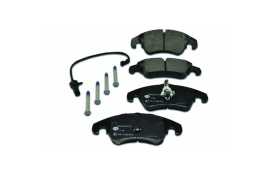 Brake Pad Set, disc brake 8DB 355 013-751 Hella