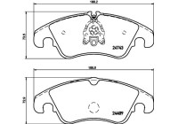 Brake Pad Set, disc brake 8DB 355 013-751 Hella
