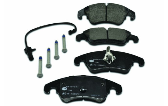 Brake Pad Set, disc brake 8DB 355 013-751 Hella, Image 2