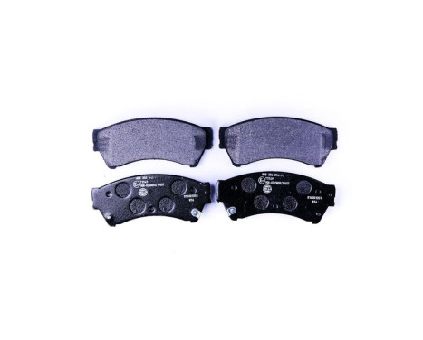 Brake Pad Set, disc brake 8DB 355 013-761 Hella