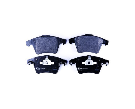 Brake pad set, disc brake 8DB 355 013-811 Hella
