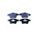 Brake pad set, disc brake 8DB 355 013-811 Hella