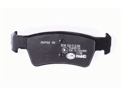 Brake Pad Set, disc brake 8DB 355 013-841 Hella Pagid GmbH, Image 2