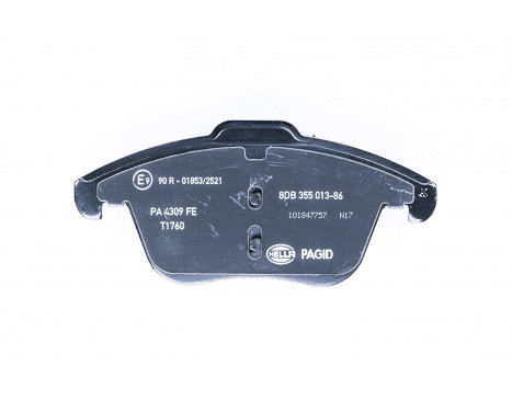 Brake Pad Set, disc brake 8DB 355 013-861 Hella Pagid GmbH, Image 3